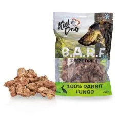 Kid Dog Super Premium 100% Kr&aacute;lik pľ&uacute;ca su&scaron;en&eacute; mrazom 180 g