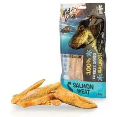 Kid Dog Super Premium 100% Losos kusy m&auml;sa su&scaron;en&eacute; mrazom 50 g