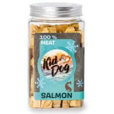 Kid Dog Super Premium 100% Losos m&auml;so su&scaron;en&eacute; mrazom 80 g