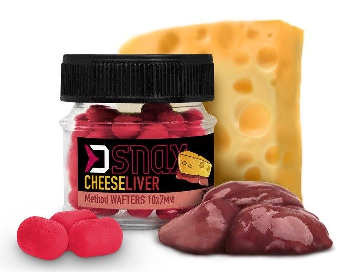 Delphin D SNAX WAFT 10x7mm/20g Cheese-Liver