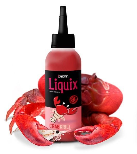 Delphin Fluo dip D SNAX LiquiX / 100ml Crab-Krill