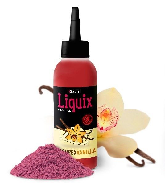 Delphin Fluo dip D SNAX LiquiX / 100ml Scopex-Vanilla