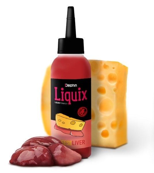 Delphin Fluo dip D SNAX LiquiX / 100ml Cheese-Liver