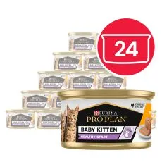 PRO PLAN Kitten Healthy Start pa&scaron;t&eacute;ta pre mačiatka s kuraťom 24 x 85 g