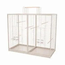 Klietka pre vt&aacute;ky Verra 125,5 x 61 x 109/127 cm B&Eacute;ŽOV&Aacute;