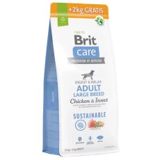 Brit Care Sustainable Adult Large Breed Chicken & Insect 12+2 kg