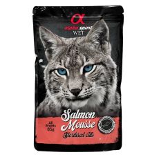 Alpha Spirit Sterilised Cat Salmon Mousse 85 g