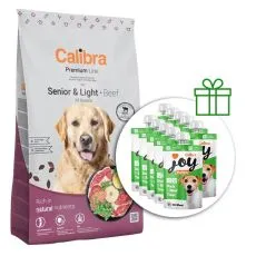 Calibra Dog Premium Line Senior & Light Beef 12 kg + 10 x pamlsky ZADARMO