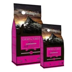 Black Olympus Puppy Chicken & Brown Rice 12 kg + 2 kg ZADARMO