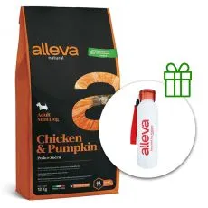 Alleva NATURAL dog chicken & pumpkin adult mini 12 kg + termofľa&scaron;a ZADARMO