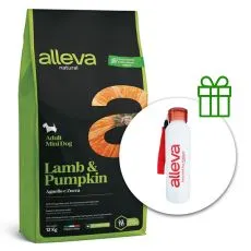 Alleva NATURAL dog lamb & pumpkin adult mini 12 kg + termofľa&scaron;a ZADARMO