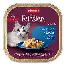 Animonda Vom Feinsten Adult - Kuracie a losos v žel&eacute; 85 g