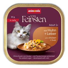 Animonda Vom Feinsten Adult - Kuracie a pečeň v žel&eacute; 85 g