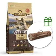 WOLFSBLUT Wild Duck Senior 12,5 kg + Cestovn&aacute; deka ZADARMO