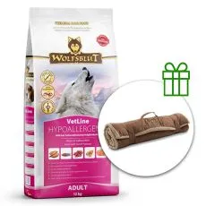 WOLFSBLUT VetLine Hypoallergenic 12 kg + Cestovn&aacute; deka ZADARMO