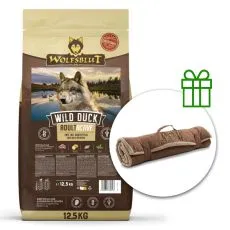 WOLFSBLUT Active Wild Duck 12,5 kg + Cestovn&aacute; deka ZADARMO