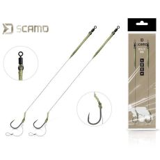 Delphin sCAMO Boilie rig 2x 20cm/25lbs/2