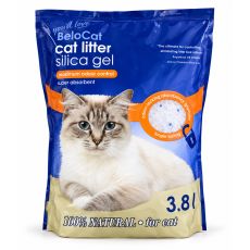 BeloCat Premium Podstielka pre mačky silikag&eacute;lov&aacute; 3,8 l