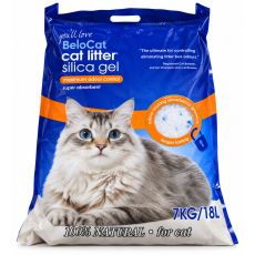 BeloCat Premium Podstielka pre mačky silikag&eacute;lov&aacute; 18 l