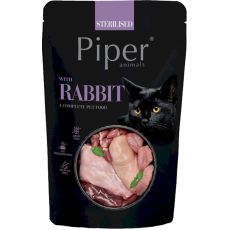 Kapsička Piper Cat Sterilised s kr&aacute;likom 100 g