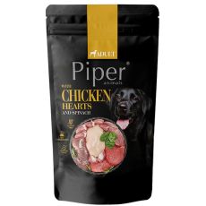Kapsička Piper Adult s kurac&iacute;mi srdciami a &scaron;pen&aacute;tom 150 g