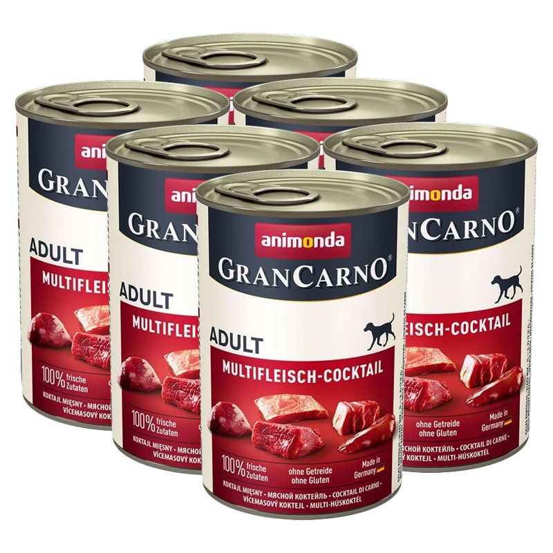 Animonda GranCarno Original Adult viacmäsová zmes - 6 x 400g