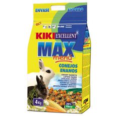 KIKI EXCELLENT MAX MENU - krmivo pre trpasličie králiky 4kg