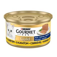 Konzerva Gourmet GOLD - paštéta s kuracím mäsom, 85g