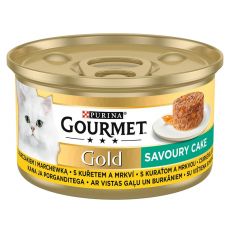 Konzerva Gourmet GOLD - Savoury Cake s kuraťom a mrkvou 85g