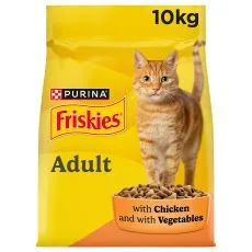 Friskies granule pre mačky kura, zelenina 10 kg