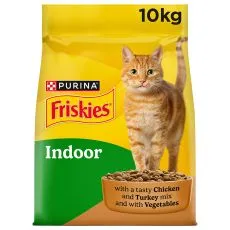 Friskies Indoor granule pre mačky kura, zelenina 10 kg