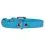 Ploch&yacute; kožen&yacute; obojok modr&yacute; 21 - 29cm, 12mm