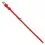 Ploch&yacute; kožen&yacute; obojok červen&yacute; 30 - 39cm, 20mm