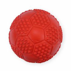 Gumená hračka pre psov - pískajúca lopta, 7cm