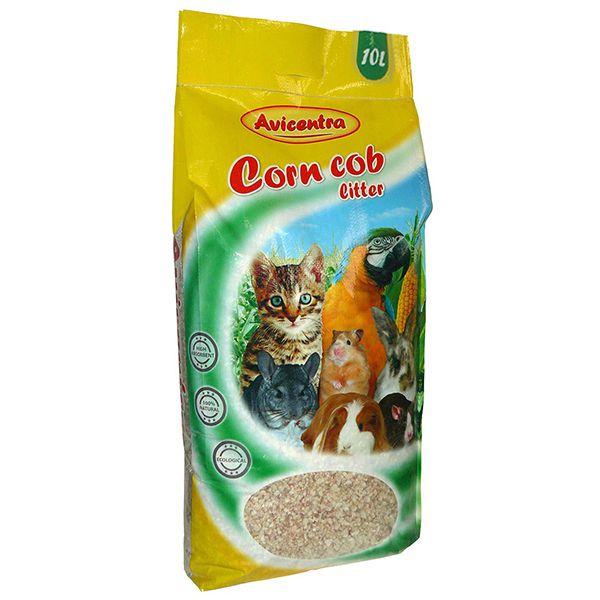 Kukuričná podstielka Corn Cob Litter, 10 L - jemná