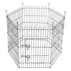 Ohrádka Dog Park Black Lux 6-hran, S - 61 x 61 cm