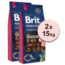 Brit Premium by Nature Junior Large 2 x 15 kg