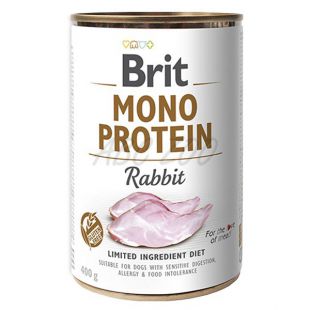 Konzerva Brit Mono Protein Rabbit, 400 g