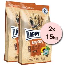 Happy Dog NaturCroq RIND & REIS 2 x 15 kg