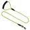 Okr&uacute;hle nylonov&eacute; vodidlo pre psy zelen&eacute;, L - 120 cm