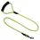 Okr&uacute;hle nylonov&eacute; vodidlo pre psy zelen&eacute;, XL - 120 cm