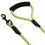 Okr&uacute;hle nylonov&eacute; vodidlo pre psy zelen&eacute;, XL - 120 cm