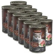 Konzerva pre mačku Leonardo - Pečeň 12 x 400g