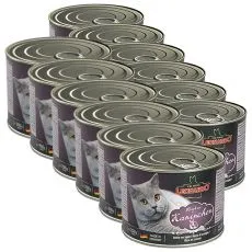 Konzerva pre mačku Leonardo - Kr&aacute;lik 12 x 200g