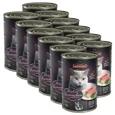 Konzerva pre mačku Leonardo - Kr&aacute;lik 12 x 400g