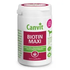 Canvit Biotin Maxi - pr&iacute;pravok na zdrav&uacute; a leskl&uacute; srsť 166 tbl. / 500 g