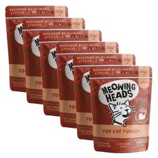 MEOWING HEADS Top Cat Turkey GRAIN FREE 6 x 100 g