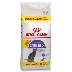 Royal Canin Sterilised granule pre kastrované mačky 10 kg + 2 kg