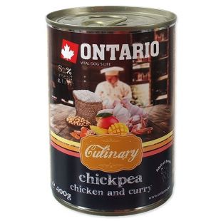 Konzerva ONTARIO Culinary Chickpea, Chicken and Curry 400 g
