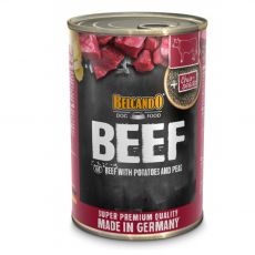 BELCANDO Hovädzie + zemiaky a hrášok - konzerva 400g